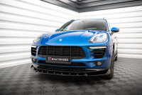 Maxton Design Front extension V.2 gloss black - Porsche Macan MK1