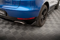 Maxton Design Heckansatz Flaps Diffusor schwarz Hochglanz - Porsche Macan MK1