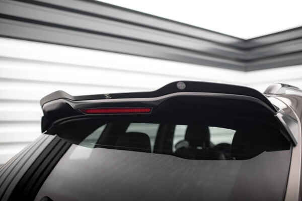 Maxton Design Attachment Rear Spoiler Cap gloss black - Porsche Cayenne MK2