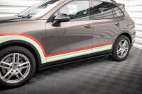 Maxton Design Seitenschweller Ansatz schwarz Hochglanz - Porsche Cayenne MK2