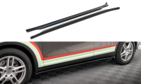 Maxton Design Side skirts extension gloss black - Porsche...