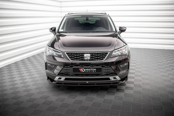 Maxton Design Frontansatz schwarz Hochglanz - Seat Ateca MK1