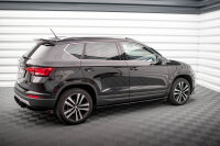 Maxton Design Side skirts extension gloss black - Seat Ateca MK1