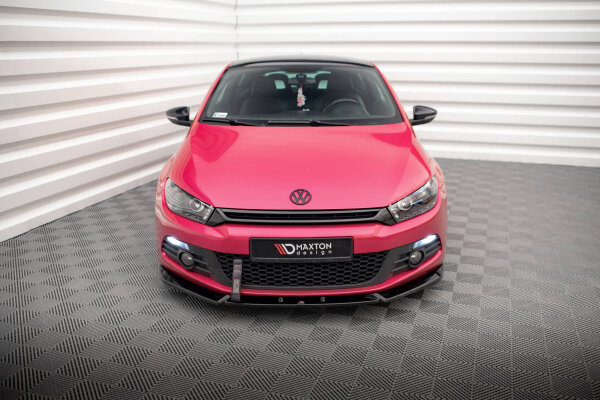 Maxton Design Front extension V.3 gloss black - VW Scirocco MK3