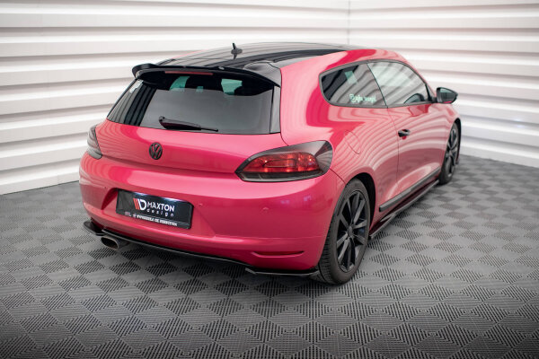 Maxton Design Rear extension Flaps Diffusor gloss black - VW Scirocco MK3