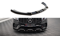 Maxton Design Front extension V.1 gloss black - Mercedes...