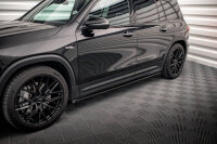 Maxton Design Side skirts extension gloss black - Mercedes GLB 35 X247