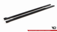 Maxton Design Side skirts extension gloss black - Mercedes GLB 35 X247