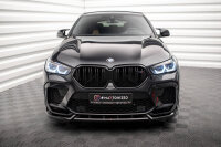 Maxton Design Front extension V.2 gloss black - BMW X6 M F96