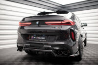 Maxton Design Middle diffuser rear extension DTM Look gloss black - BMW X6 M F96