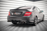 Maxton Design Attachment Rear Spoiler Cap gloss black - Mercedes C Limousine W204 / C Coupe C204