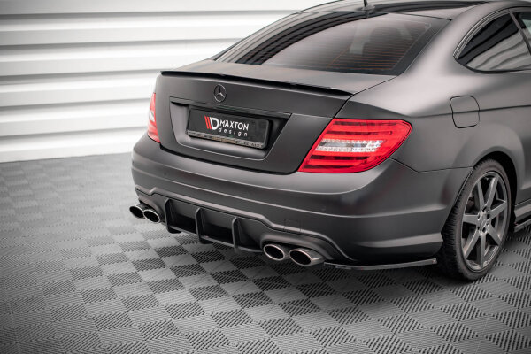 Maxton Design Street Pro Rear Bumper black - Mercedes C Coupe AMG-Line C204