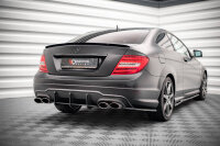 Maxton Design Street Pro Rear Bumper black - Mercedes C Coupe AMG-Line C204