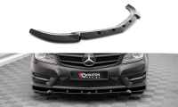 Maxton Design Front extension V.1 gloss black - Mercedes...