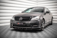 Maxton Design Front extension V.1 gloss black - Mercedes C Coupe AMG-Line C204