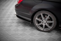 Maxton Design Heckansatz Flaps Diffusor schwarz Hochglanz - Mercedes C Coupe AMG-Line C204