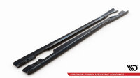 Maxton Design Side skirts extension gloss black - Mercedes C Coupe AMG-Line C204