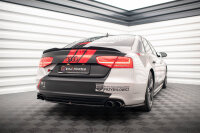 Maxton Design Attachment Rear Spoiler Cap gloss black - Audi S8 D4