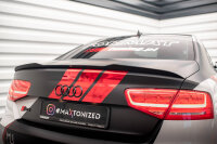 Maxton Design Attachment Rear Spoiler Cap gloss black - Audi S8 D4