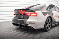 Maxton Design Street Pro Rear Bumper black-red - Audi S8 D4