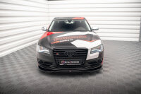 Maxton Design Front extension V.1 gloss black - Audi S8 D4