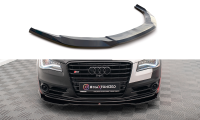 Maxton Design Front extension V.1 gloss black - Audi S8 D4