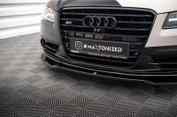 Maxton Design Front extension V.1 gloss black - Audi S8 D4