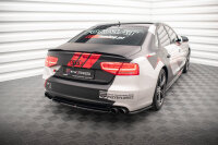 Maxton Design Middle diffuser rear extension gloss black - Audi S8 D4