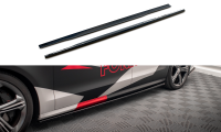 Maxton Design Side skirts extension V.1 gloss black -...