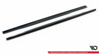 Maxton Design Side skirts extension V.1 gloss black - Audi S8 D4