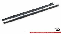 Maxton Design Side skirts extension V.2 gloss black - Audi S8 D4