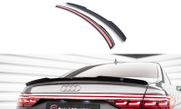 Maxton Design Attachment Rear Spoiler Cap gloss black - Audi S8 D5