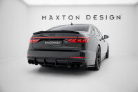 Maxton Design Street Pro Rear Bumper red - Audi S8 D5