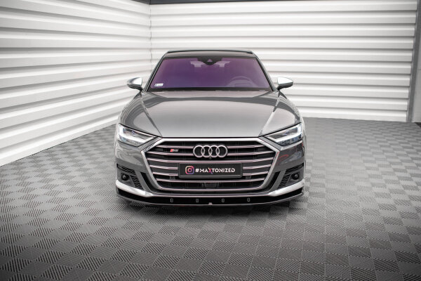 Maxton Design Front extension V.2 gloss black - Audi S8 D5