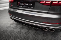 Maxton Design Middle diffuser rear extension gloss black - Audi S8 D5