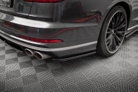 Maxton Design Heckansatz Flaps Diffusor schwarz Hochglanz - Audi S8 D5