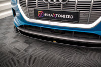 Maxton Design Front extension V.1 gloss black - Audi e-tron