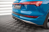 Maxton Design Middle diffuser rear extension DTM Look gloss black - Audi e-tron