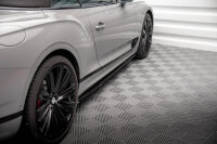 Maxton Design Side skirts extension gloss black - Bentley Continental GT MK3