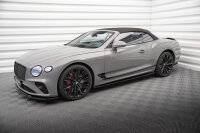 Maxton Design Side skirts extension gloss black - Bentley Continental GT MK3