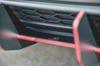 Maxton Design Diffusor Rear extension Rear Bumper V.2 black-red - VW Golf 7 GTI