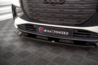 Maxton Design Front extension V.1 gloss black - Audi Q4...