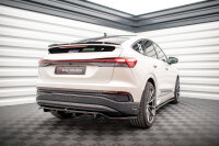 Maxton Design Middle diffuser rear extension DTM Look gloss black - Audi Q4 e-tron Sportback MK1