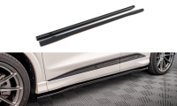 Maxton Design Side skirts extension gloss black - Audi Q4...