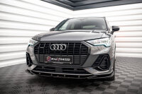 Maxton Design Frontansatz V.1 schwarz Hochglanz - Audi Q3 S-Line F3