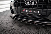 Maxton Design Front extension V.2 gloss black - Audi Q3...