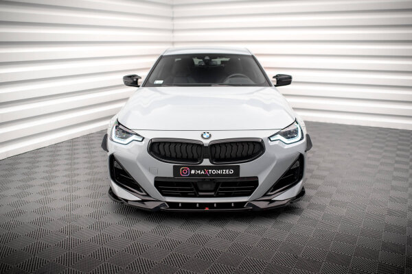 Maxton Design Frontansatz V.2 schwarz Hochglanz - BMW 2 Coupe M-Paket / M240i G42