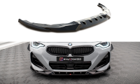 Maxton Design Front extension V.2 gloss black - BMW 2...
