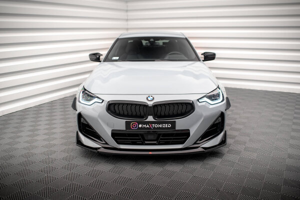 Maxton Design Frontansatz V.3 schwarz Hochglanz - BMW 2 Coupe M-Paket / M240i G42