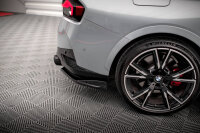 Maxton Design Heckansatz Flaps Diffusor V.1 schwarz Hochglanz - BMW 2 Coupe M240i G42